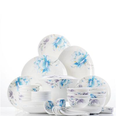 尻逼综合网48头聆听花开骨瓷礼品餐具套装